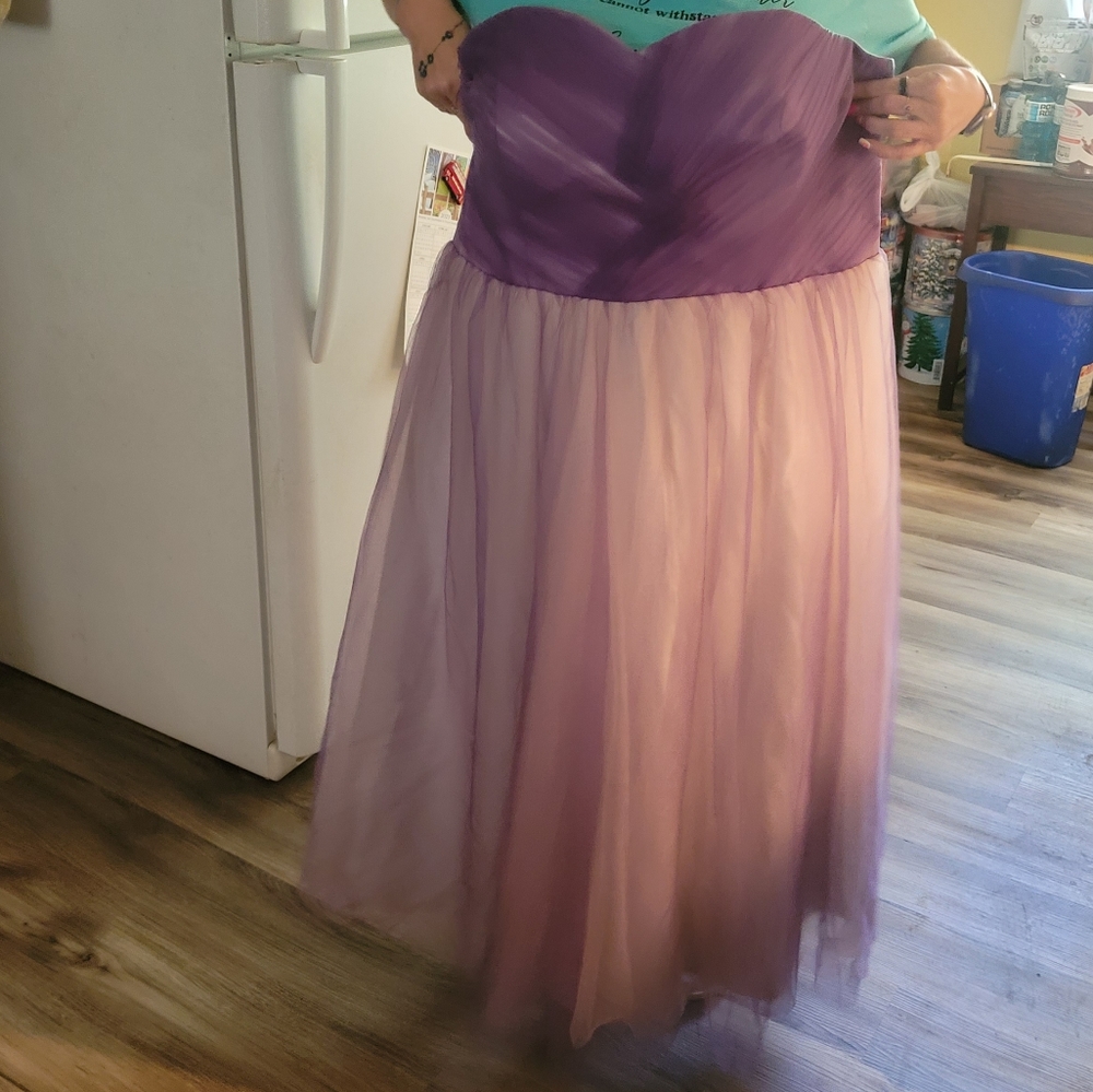 New Purple formal gown